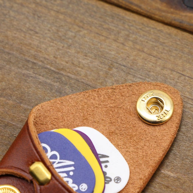 Guitar Pick Case Supplier - Factory Hot Sale Real Leather PickMate Accessory