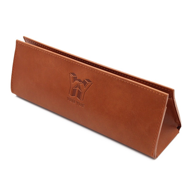 Pen Holder Supplier - Luxury PU Leather Desk Decoration Pencil Packing Box