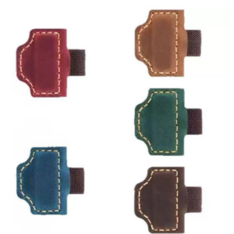 Bookmark with Pen Loop Manufacturer - Ready Colors Crazy Horse Genuine Leather
