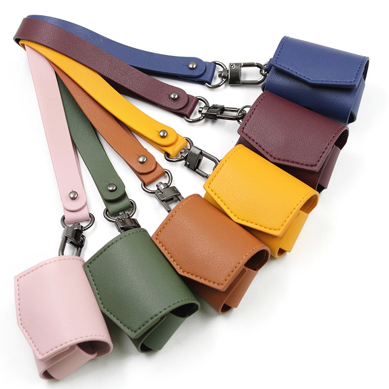 Earphone Case Supplier - Shockproof PU Leather Protective Cover Custom Logo