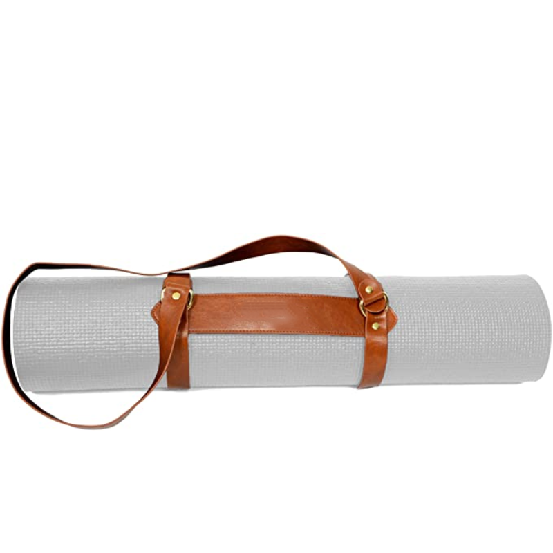 Yoga Mat Carrier Manufacturer - PU Leather Adjustable Sling Carrying Strap