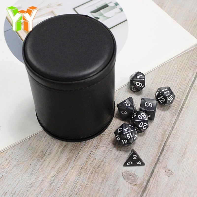 Dice Cup Supplier - Portable Leather Box Shaker KTV Party Entertainment
