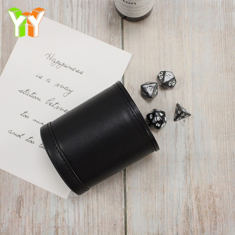 Dice Cup Supplier - Portable Leather Box Shaker KTV Party Entertainment