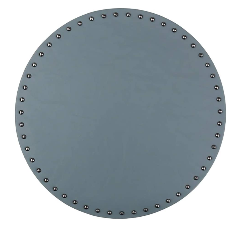 Table Placemat Manufacturer - Factory Stock Round Heat Insulation Metal Button