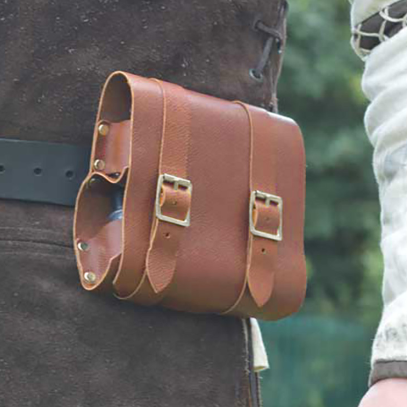 Potion Holder Factory - PU Leather Medieval Belt Vial Custom Pouch Bag