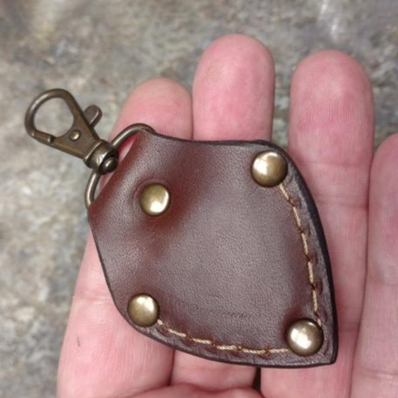 Guitar Pick Keychain Factory - New Design Personalized Real Leather Storage