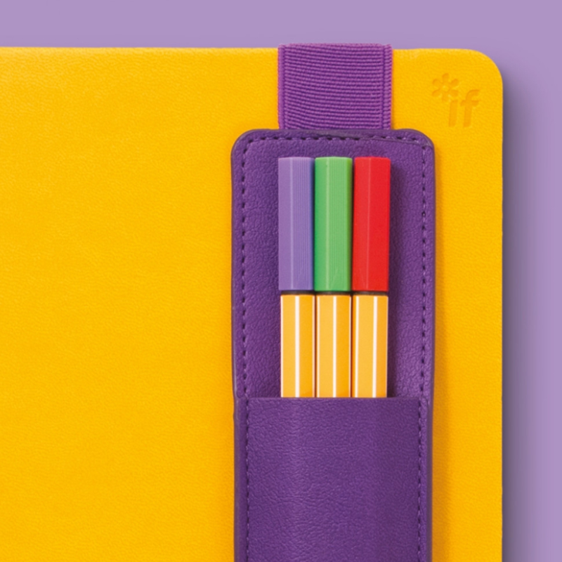 Notebook Pen Holder Manufacturer - Fashion Adjustable PU Leather Elastic Band