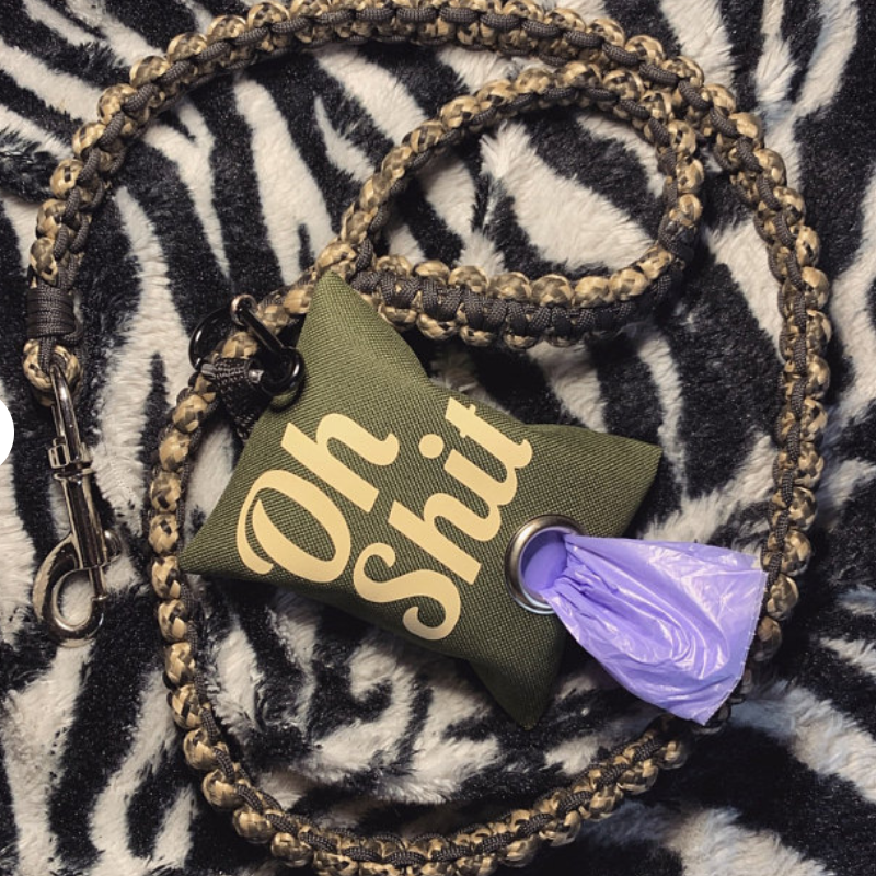 Dog Poop Bag Dispenser Manufacturer - Cute Holy Shit Waste Pouch for Leash