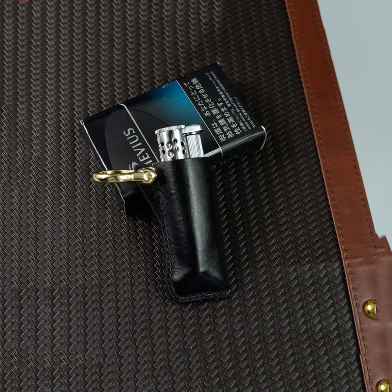 Lighter Case Supplier - Handmade Custom Logo Leather Protective Holder