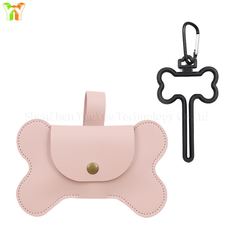 Poop Bag Dispenser Supplier - Multicolor PU Leather Outdoor Travel Pet