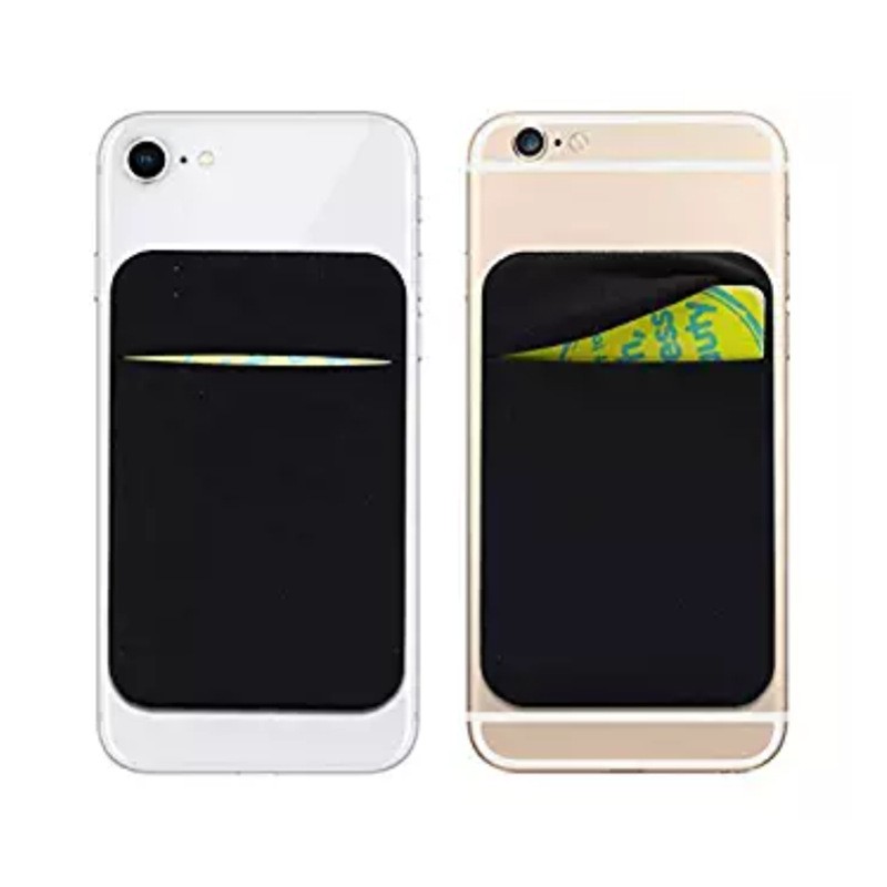 Mobile Phone Wallet Supplier - Adhesive High Elastic Lycra Back Card Cover
