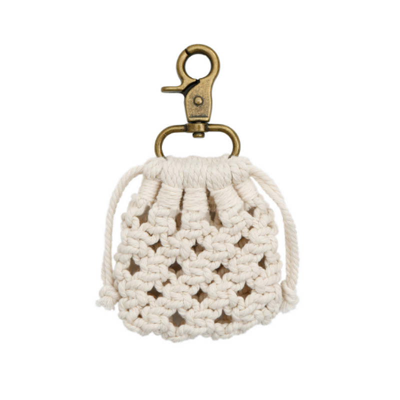 Headphone Pendant Bag Supplier - Portable Handmade Braided Earphone Net