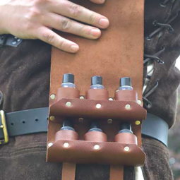 Potion Holder Factory - PU Leather Medieval Belt Vial Custom Pouch Bag
