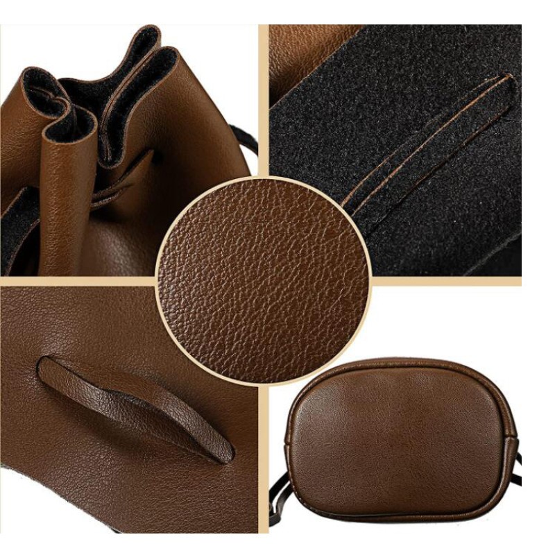 Dice Storage Bag Supplier - Vintage Premium PU Leather Drawstring Coin Pouch