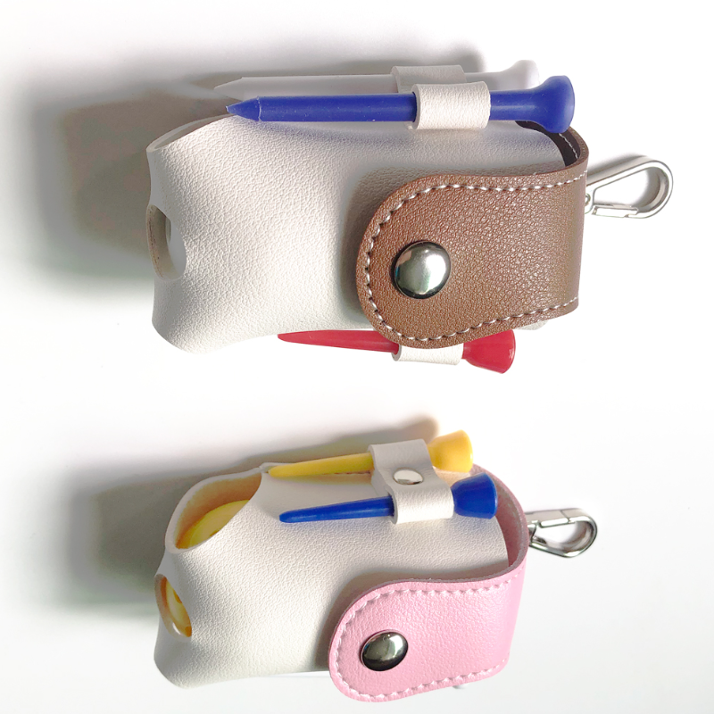 Golf Ball Pouch Supplier - Hot Style PU Leather Waist Bag Case Holder