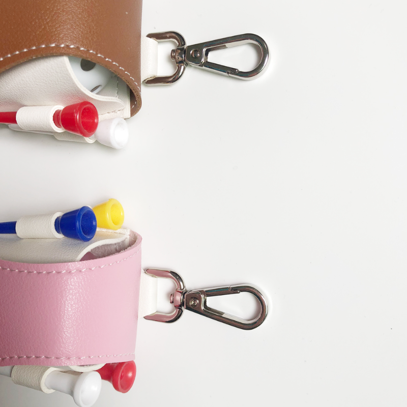 Golf Ball Pouch Supplier - Hot Style PU Leather Waist Bag Case Holder