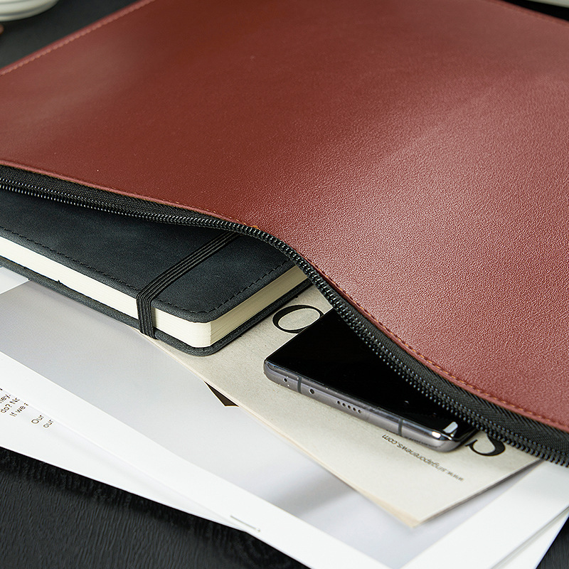 Portfolio Document Holder Factory - Fashionable Large Capacity A4 Size Zipper