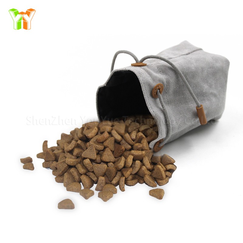 Dog Treat Bag Supplier - Waxed Canvas Travel Food Training Snack Bags