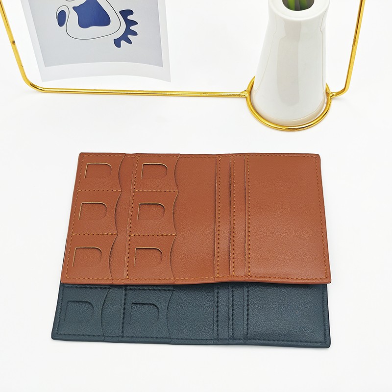 Memory Card Wallet Manufacturer - 6 Slots PU Leather ID Business Card Case