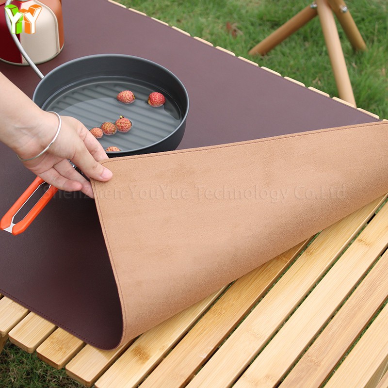 Outdoor Table Mat Supplier - Multi Sizes Leather Waterproof Picnic Non-Slip