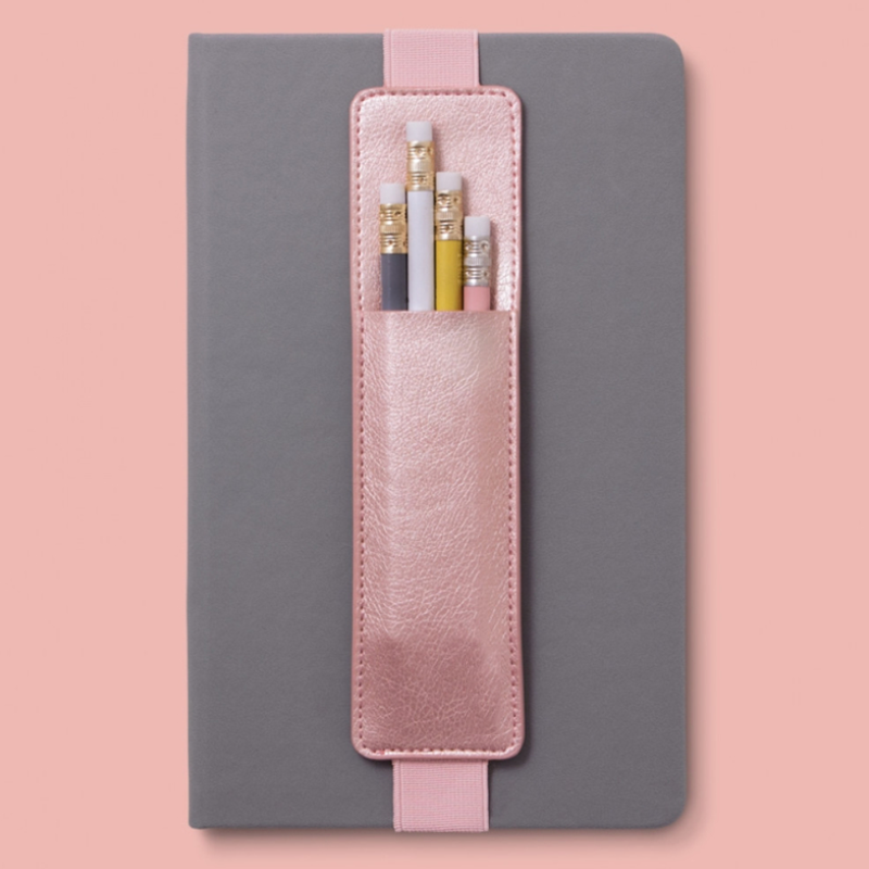Notebook Pen Holder Manufacturer - Fashion Adjustable PU Leather Elastic Band