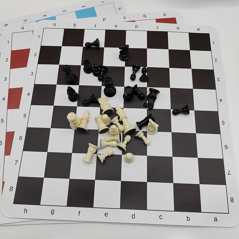 Children Chess Set Manufacturer - Portable PU Leather 42CM Tournament Flags