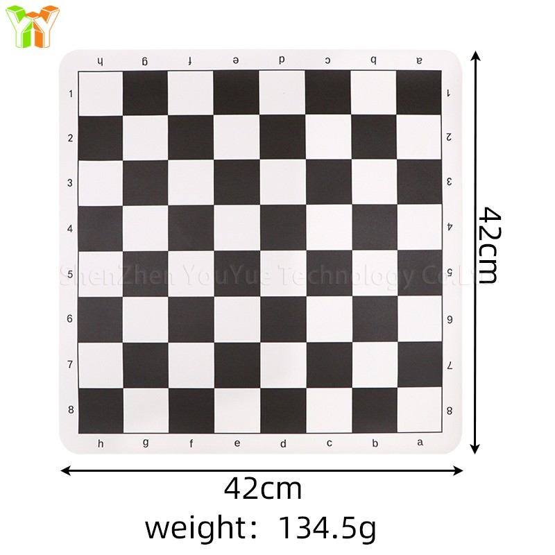 Portable Chess Board Supplier - Leather International Soft 42x42cm Educational