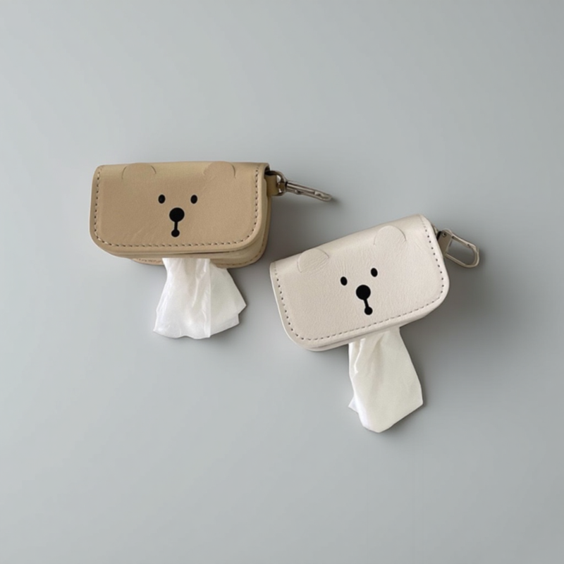 Pet Waste Bag Organizer Manufacturer - PU Portable Poop Bag Holder Garbage