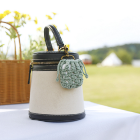 Headphone Pendant Bag Supplier - Portable Handmade Braided Earphone Net