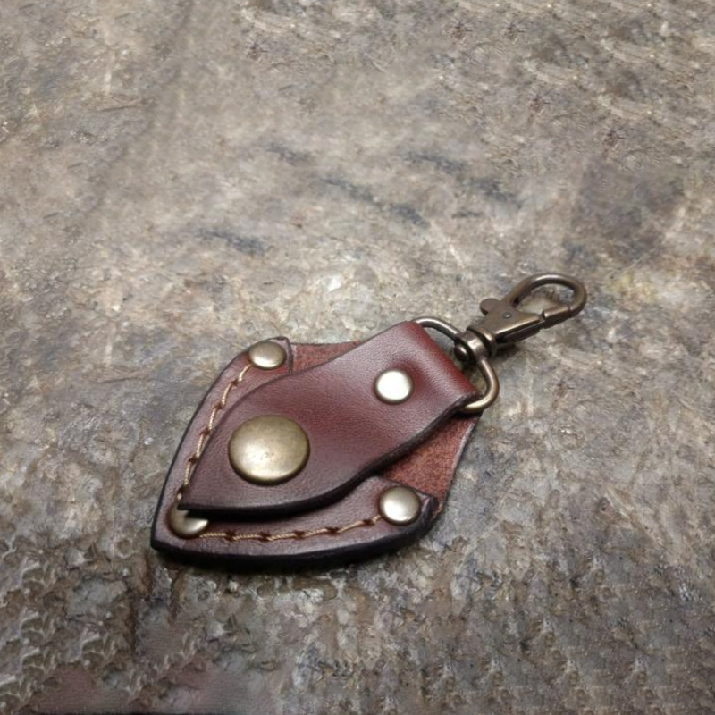 Guitar Pick Keychain Factory - New Design Personalized Real Leather Storage