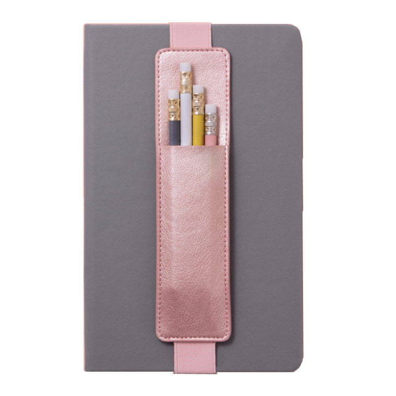 Notebook Pen Holder Manufacturer - Fashion Adjustable PU Leather Elastic Band