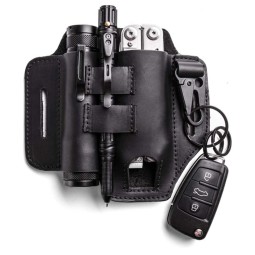 Tool Bag Supplier - Genuine Leather Heavy Duty EDC Organizer Pouch