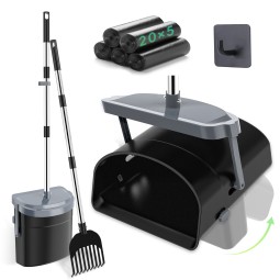 Dog Pooper Scooper Factory - New Arrival Large Bag Attachment Portable Lid