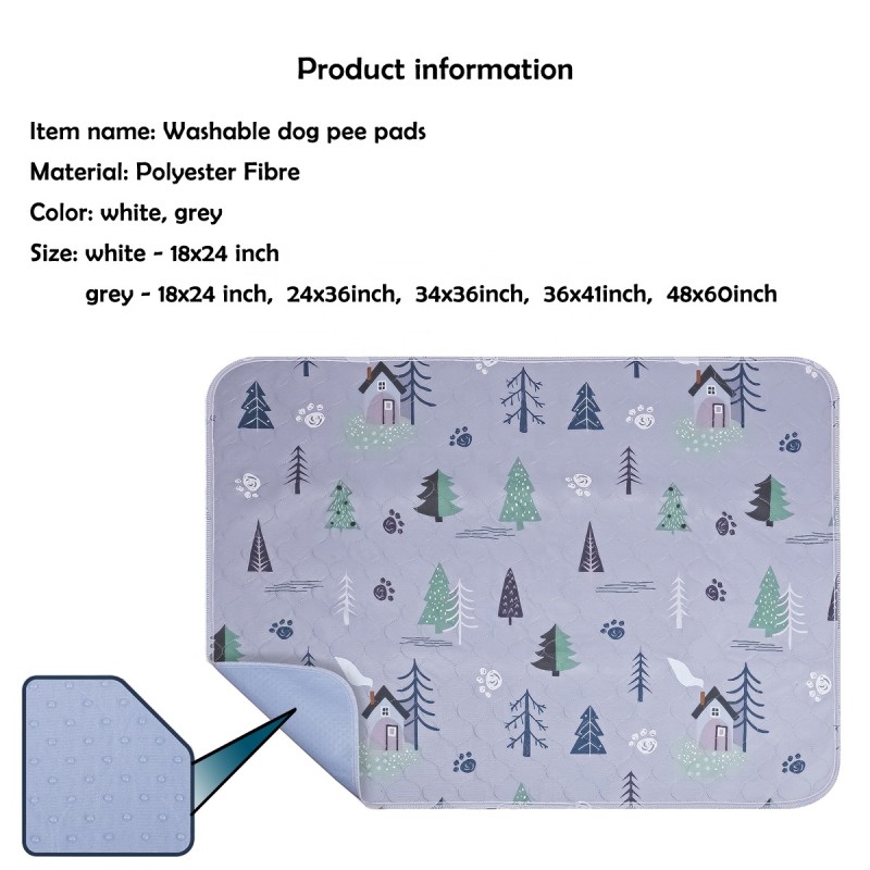 Training Pads Manufacturer - Custom 2 Pack Waterproof Urine Absorbent Reusable