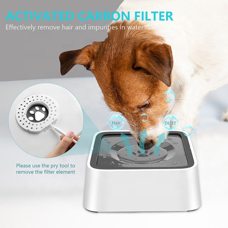Pet Drinking Bowl Supplier - New Design 2L Travel Floating No-spill