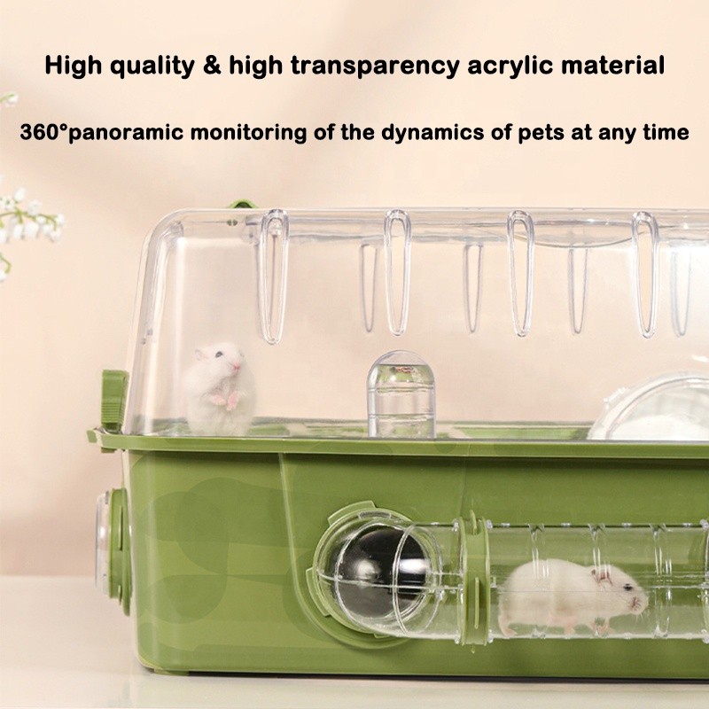 Hamster Cage Factory - Small Animals Home Tube Tunnel Wheel DIY Acrylic