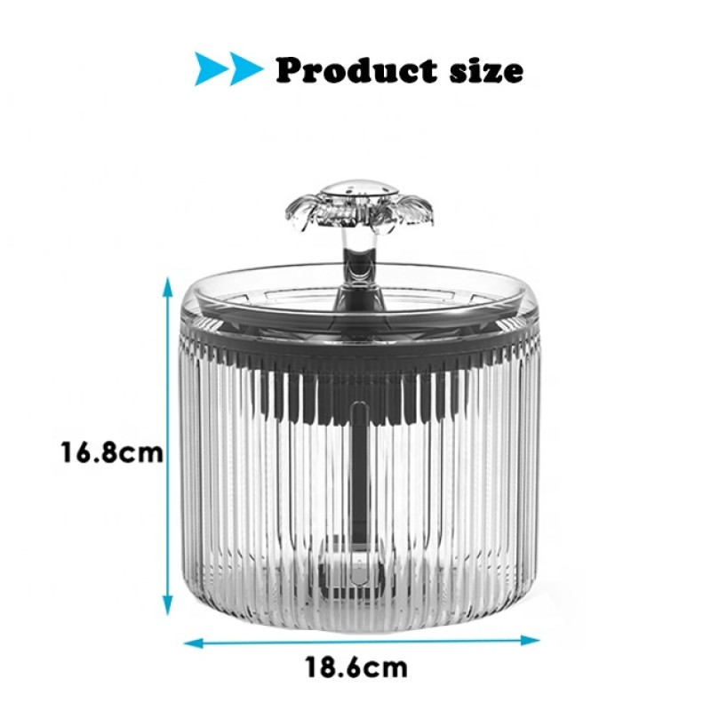 Portable Water Fountain Supplier - Leak Proof Outdoor Travel 2.6L Plastic