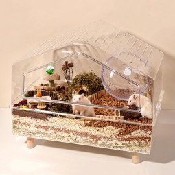 Small Animal Cage Supplier - Large Guinea Pig Fully Transparent DIY House