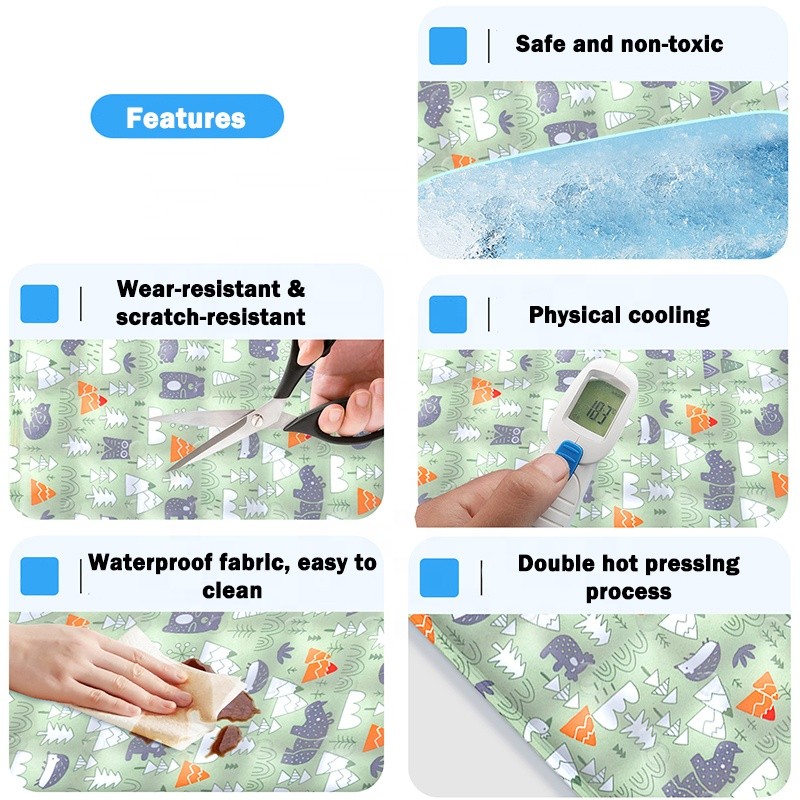 Pet Cooling Pad Supplier - Custom Patterns Ice Pad Self Cooling Gel