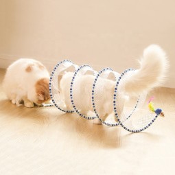 Kitten Tunnel Supplier - Indoor Large Springs Stick Interactive Folded