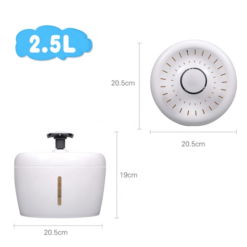 USB Water Feeder Factory - Electric Mute Deep Clean 2.5L Automatic