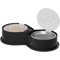 Portable Dog Bowl Manufacturer - 2025 Stainless Steel Double Non-Slip Base