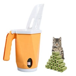 Litter Shovel Factory - Large Capacity Waste Cat Poop Processor Bucket