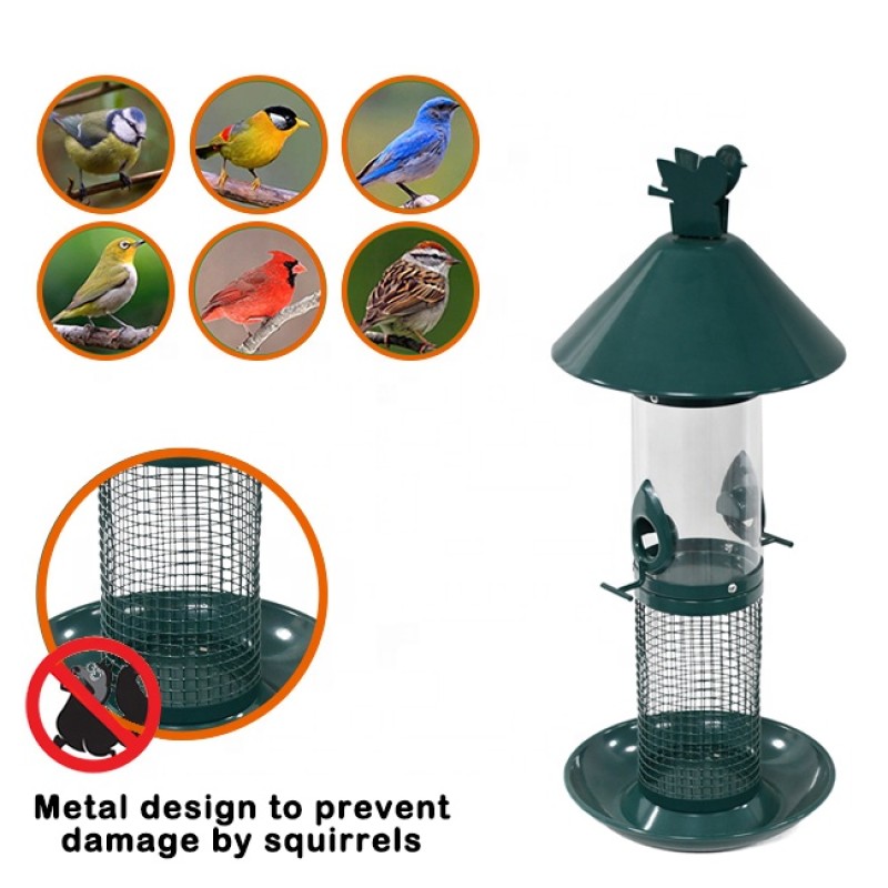 Bird Feeder Manufacturer - Expandable 2 in 1 Food Holder Squirrel Baffle