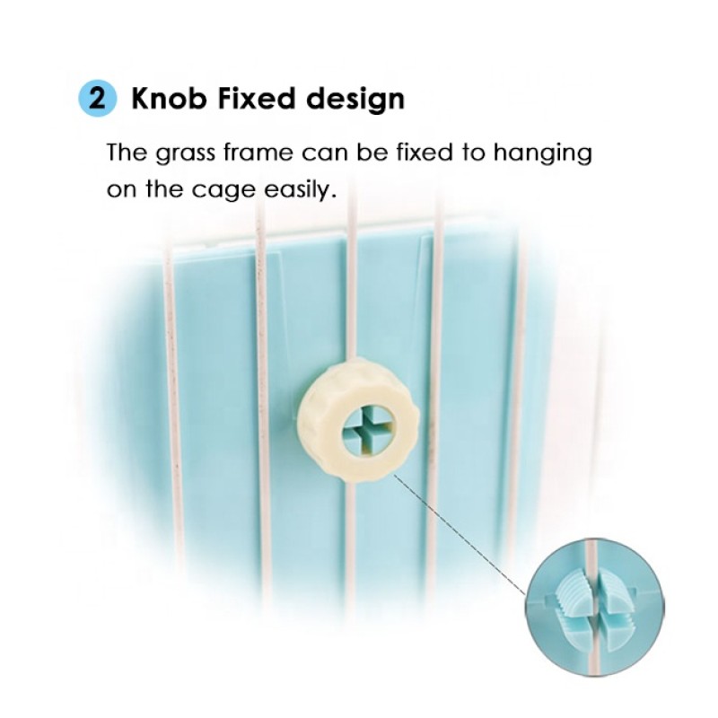 Hay Rack Manufacturer - Hamster Totoro Rabbit Grass Frame 2 in 1 Plastic