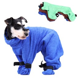 Pet Bath Robe Manufacturer - Full Body Wrap Super Absorbent Microfibre Towel