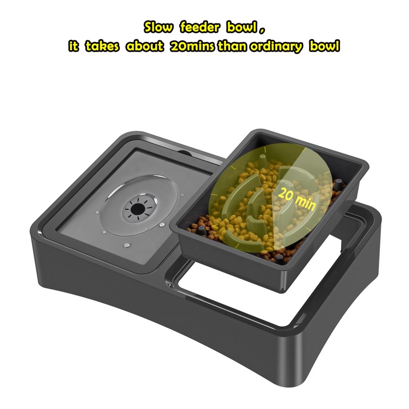 Adjustable Dog Bowl Manufacturer - DIY 4 Height Raised Stand Slow Feeder