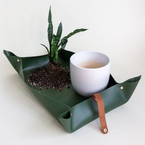 Potting Mat Supplier - Factory Price Waterproof Leather Planting Pad