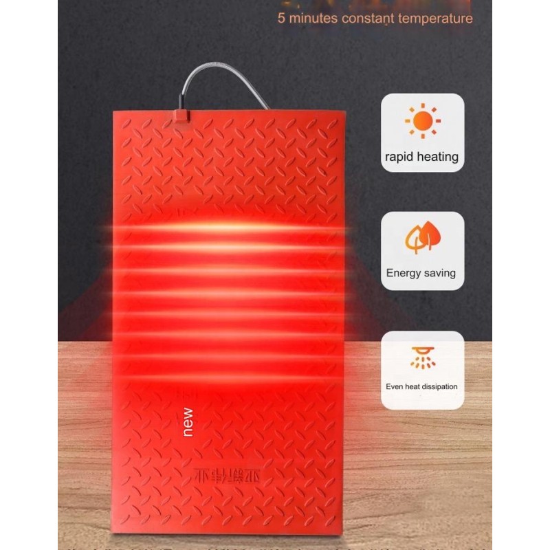 Piglet Heating Plate Supplier - 55x100cm Electric Rubber Animal Breeding