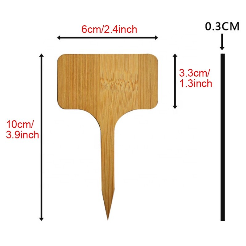 Bamboo Plant Labels Supplier - Eco-Friendly Potted Vegetables Sign Tags